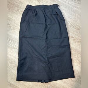 PENDLETON | Vintage Black Wool Skirt